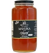 HONEY FEAST Propolis Infused Raw Manuka Honey | New Zealand Manuka Honey Blend with Propolis | Bu...